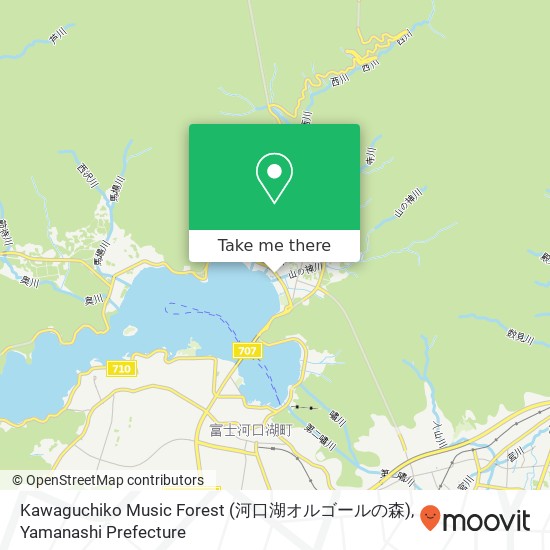 Kawaguchiko Music Forest (河口湖オルゴールの森) map