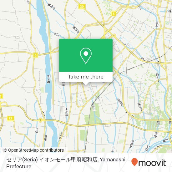 セリア(Seria) イオンモール甲府昭和店 map