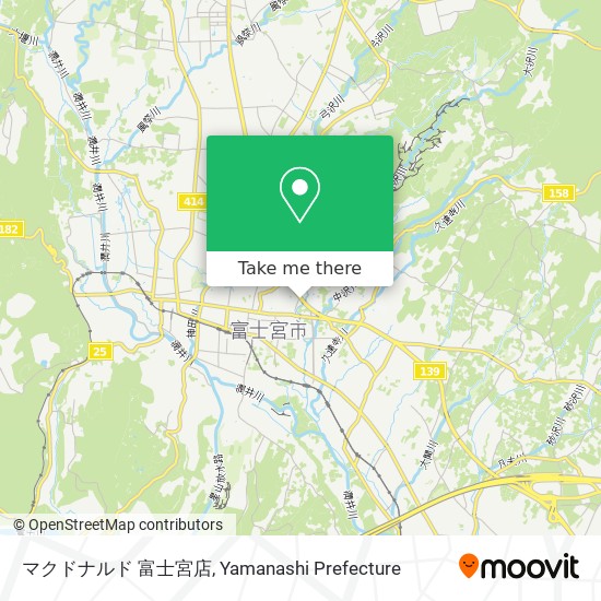 マクドナルド 富士宮店 map
