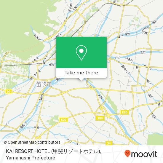 KAI RESORT HOTEL (甲斐リゾートホテル) map