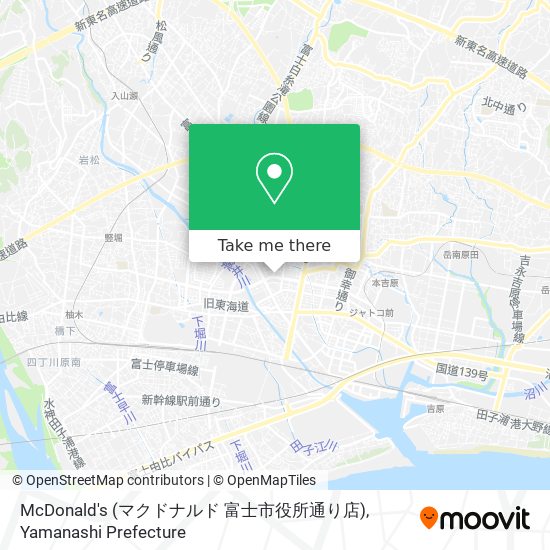 McDonald's (マクドナルド 富士市役所通り店) map