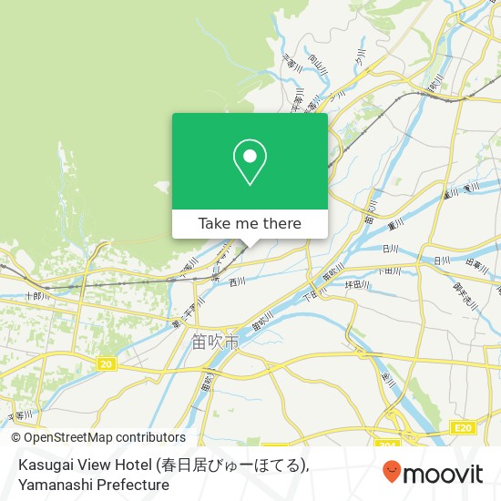 Kasugai View Hotel (春日居びゅーほてる) map