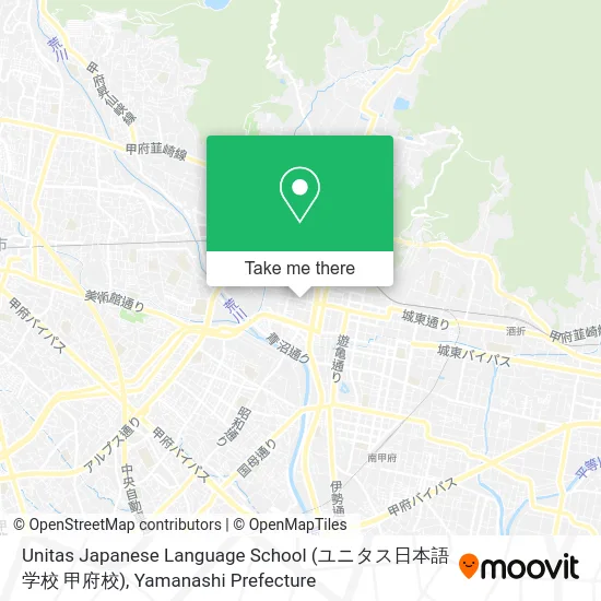 Unitas Japanese Language School (ユニタス日本語学校 甲府校) map
