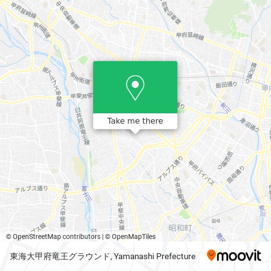 東海大甲府竜王グラウンド map