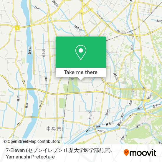 7-Eleven (セブンイレブン 山梨大学医学部前店) map