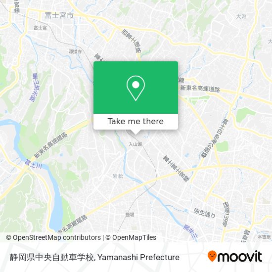 静岡県中央自動車学校 map