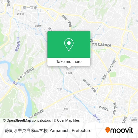 Shizuoka Central Driving School map