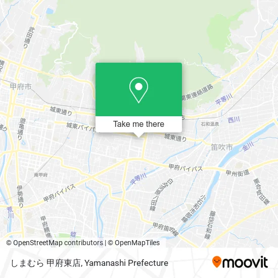 しまむら 甲府東店 map