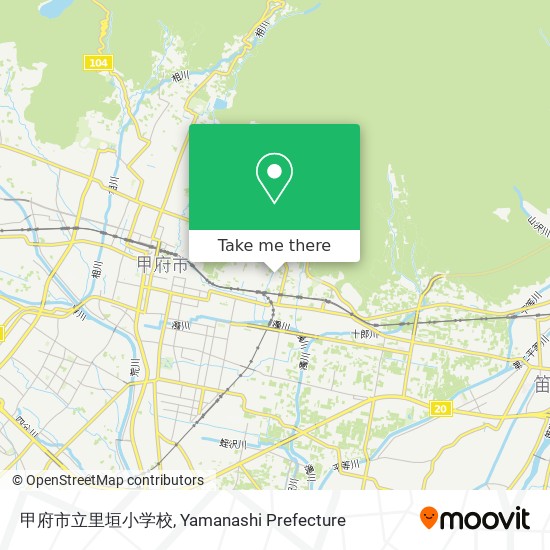 甲府市立里垣小学校 map