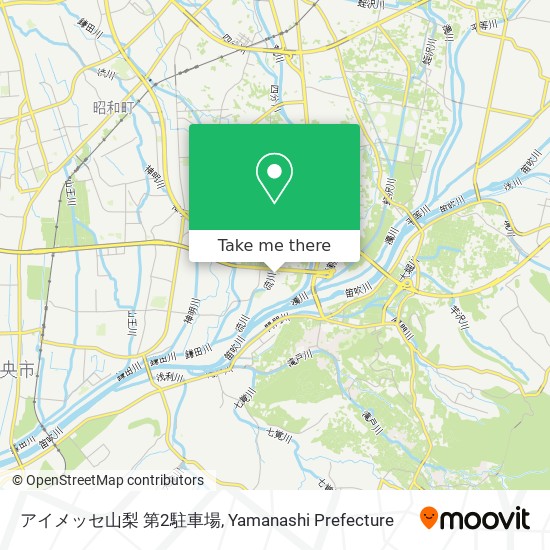 アイメッセ山梨 第2駐車場 map