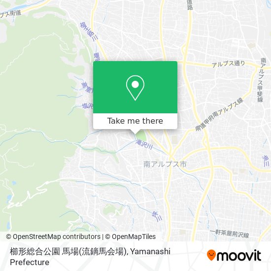 櫛形総合公園 馬場(流鏑馬会場) map