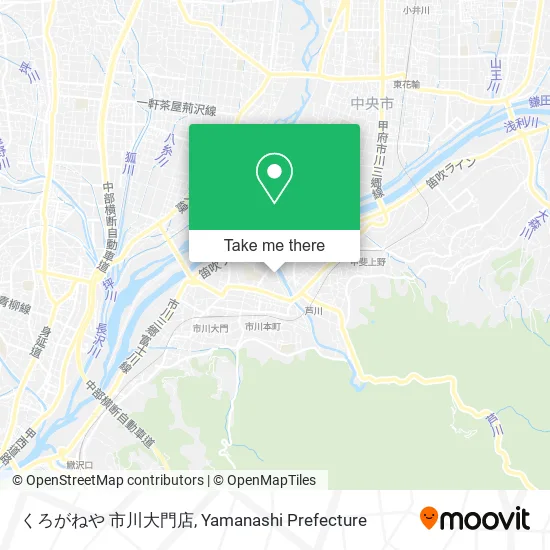 Kuroganeya Ichikawa Daimon Store map