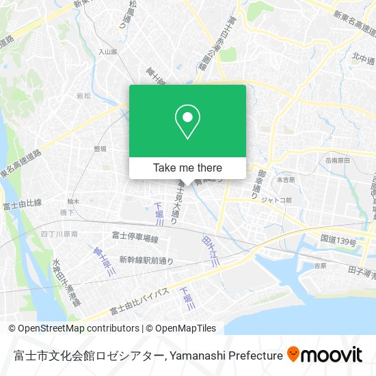 富士市文化会館ロゼシアター map