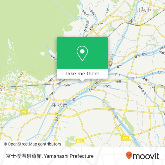 富士櫻温泉旅館 map
