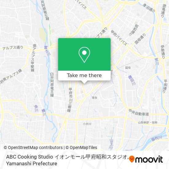 ABC Cooking Studio イオンモール甲府昭和スタジオ map