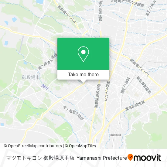 マツモトキヨシ 御殿場原里店 map