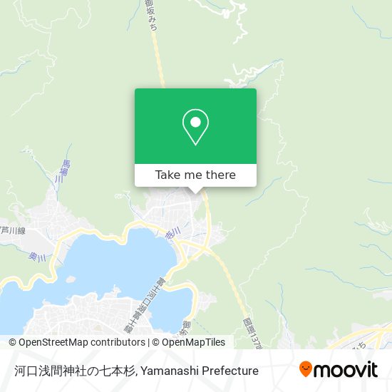 河口浅間神社の七本杉 map
