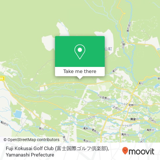 Fuji Kokusai Golf Club (富士国際ゴルフ倶楽部) map