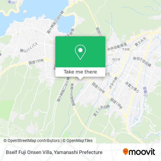 Bself Fuji Onsen Villa map