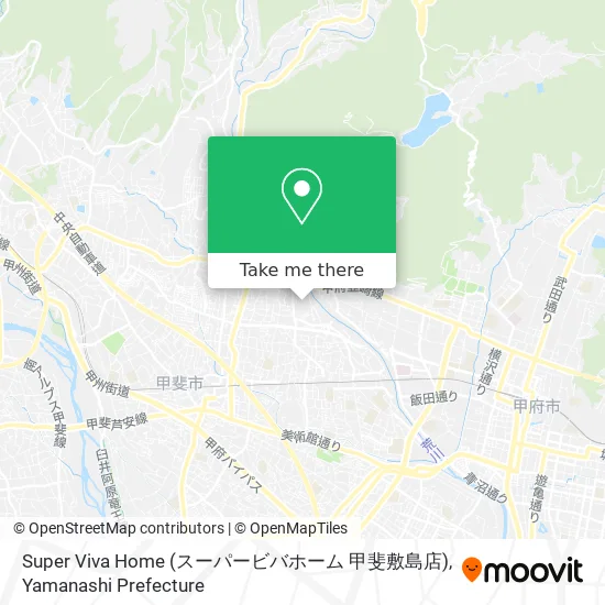 Super Viva Home (スーパービバホーム 甲斐敷島店) map