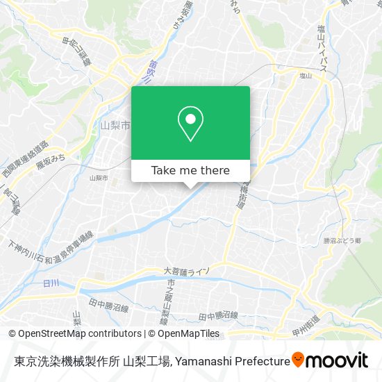 東京洗染機械製作所 山梨工場 map