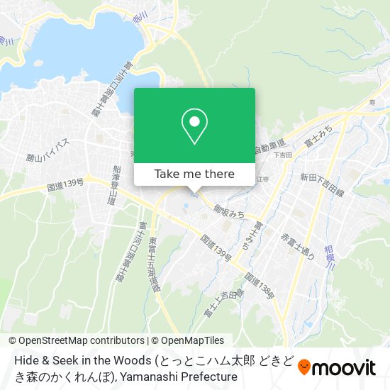 Hide & Seek in the Woods (とっとこハム太郎 どきどき森のかくれんぼ) map