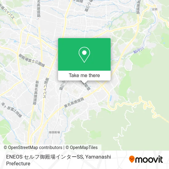 ENEOS Self Gotemba Interchange Service Station map