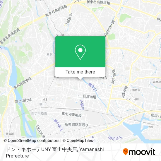 ドン・キホーテUNY 富士中央店 map