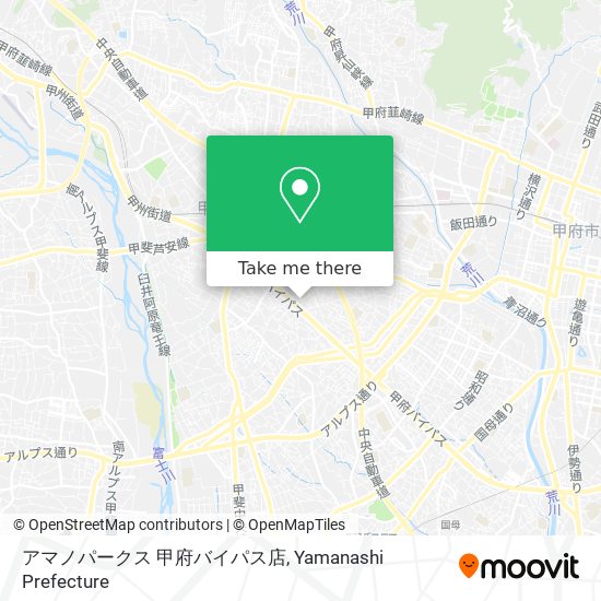 アマノパークス 甲府バイパス店 map