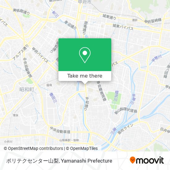 ポリテクセンター山梨 map