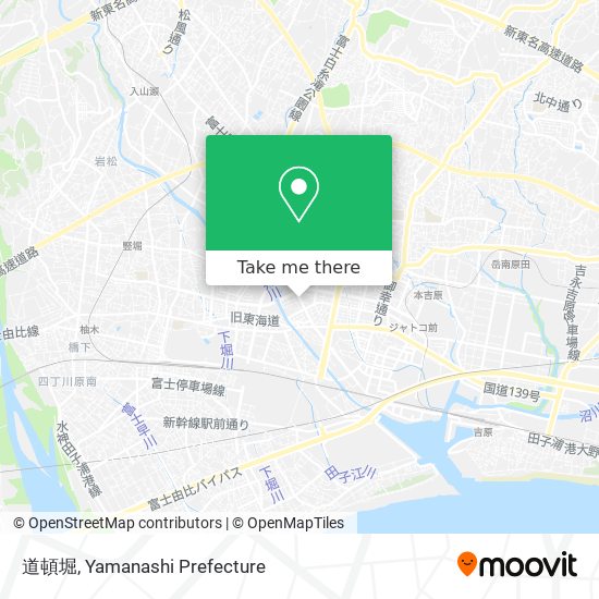 道頓堀 map