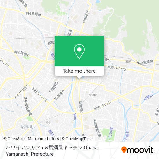 ハワイアンカフェ&居酒屋キッチン Ohana map