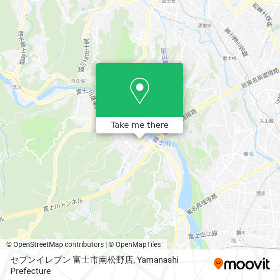 セブンイレブン 富士市南松野店 map