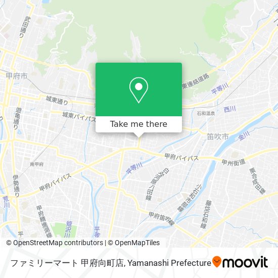 ファミリーマート 甲府向町店 map