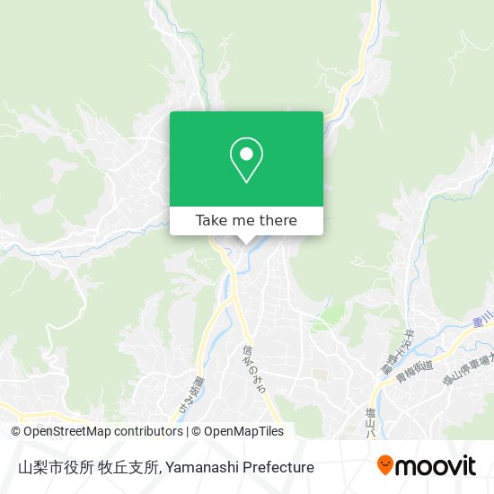 山梨市役所 牧丘支所 map