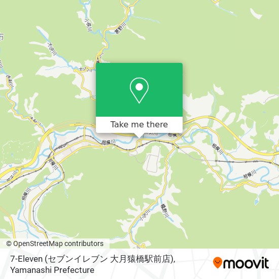 7-Eleven (セブンイレブン 大月猿橋駅前店) map