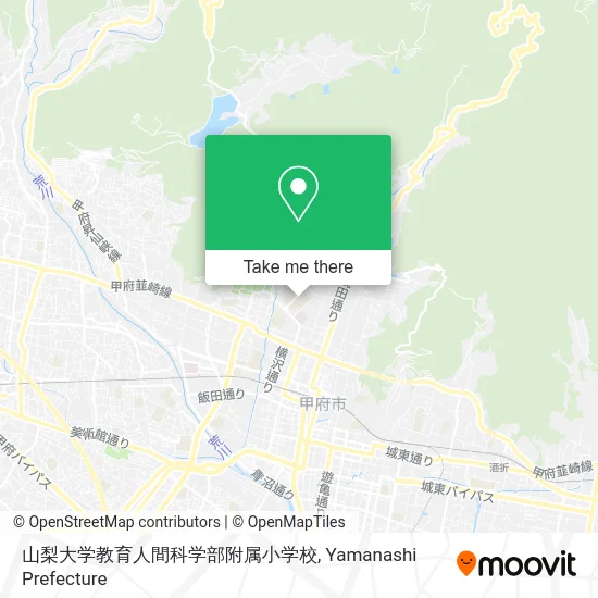 山梨大学教育人間科学部附属小学校 map