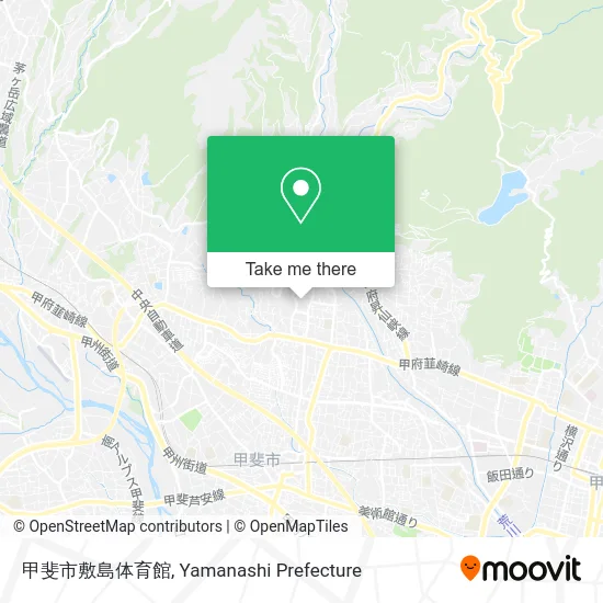 Kai City Shikishima Sports Hall map