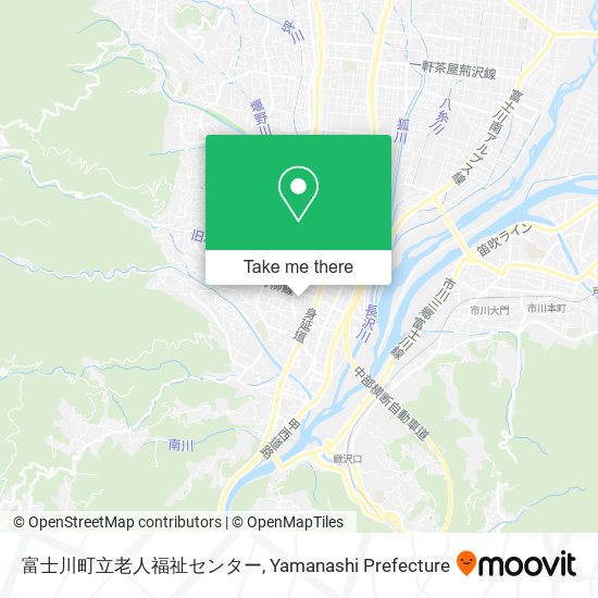 富士川町立老人福祉センター map