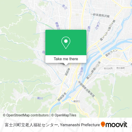 Fujikawa Town Elderly Welfare Center map