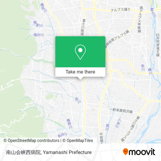 Nanzan Hospital West Branch map