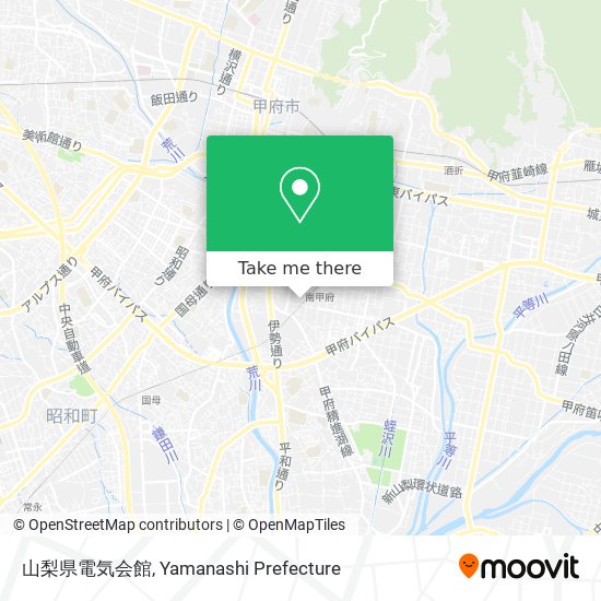 山梨県電気会館 map