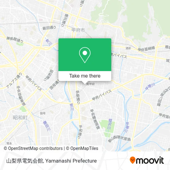山梨県電気会館 map