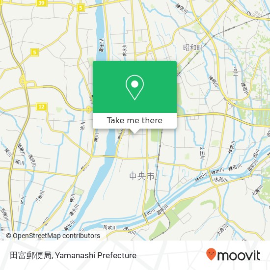田富郵便局 map