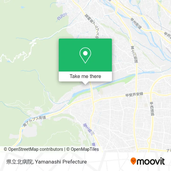 県立北病院 map