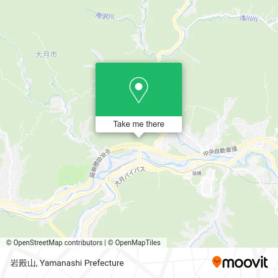 岩殿山 map