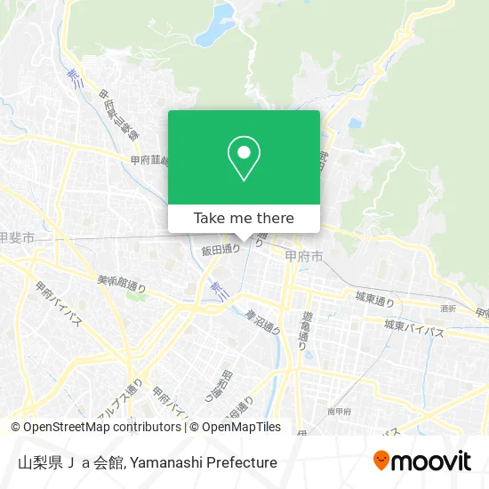 山梨県Ｊａ会館 map