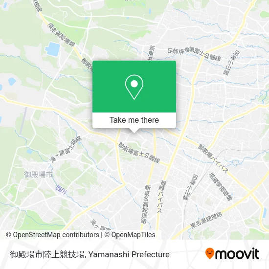 御殿場市陸上競技場 map