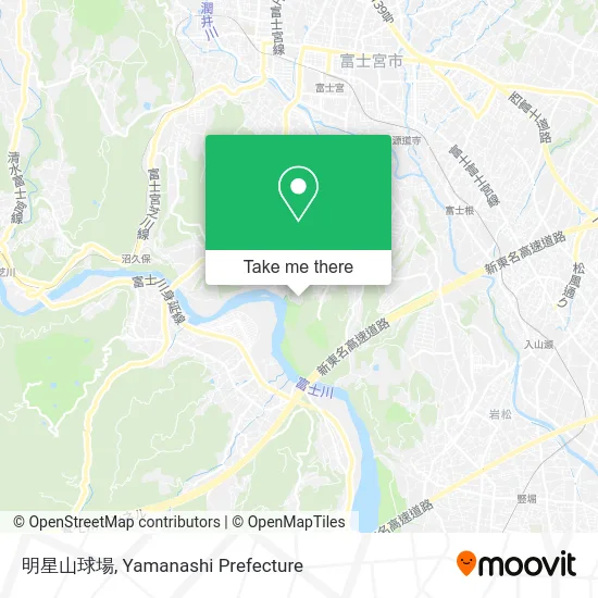 Myojo Mountain Baseball Field map