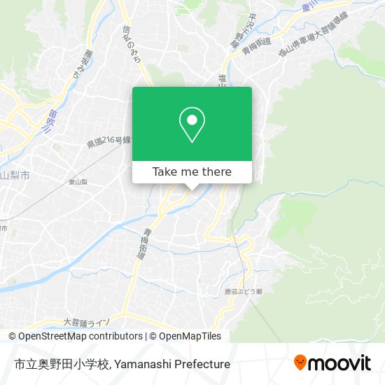 市立奥野田小学校 map